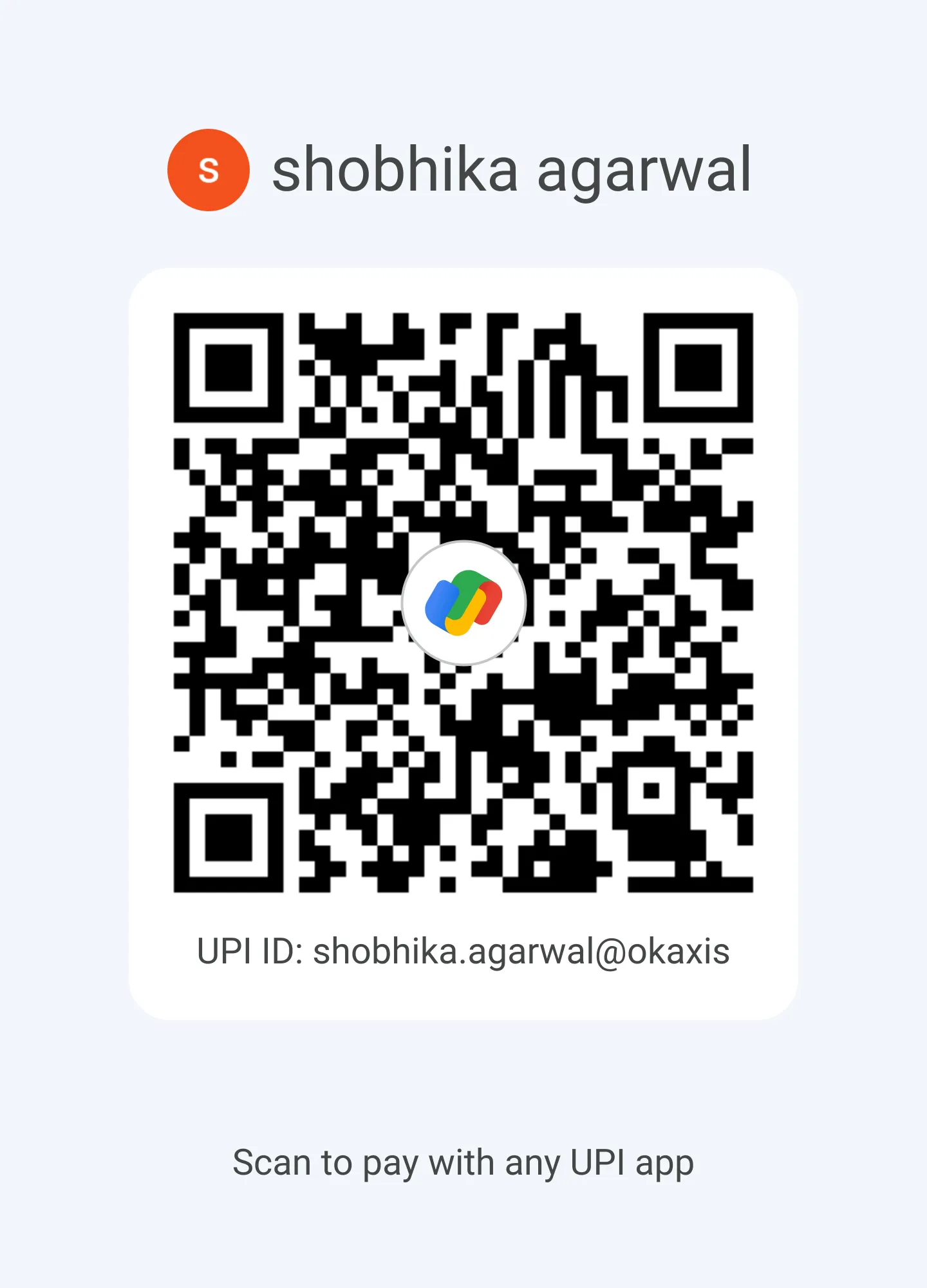 Google Pay QR code